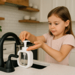 Liquid Dispenser 300ml White – Pack of 2 | Refillable Pump Bottle for Kitchen & Bathroom